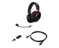 HYPERX Cloud III Wireless Black/Red - 1170699 - zdjęcie 6